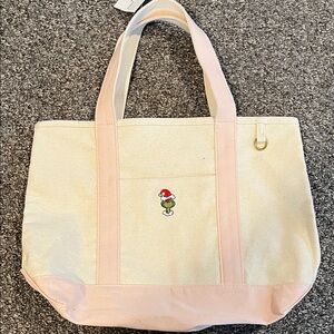 American Eagle The Grinch Holiday Christmas Canvas Tote Bag